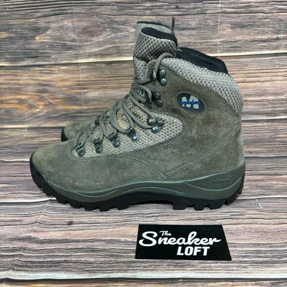 Merrell Eagle II Mid Gray Women's Athletic Hiking Boots Suede Size 8 - Picture 3 of 8